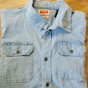 Vintage Wrangler Denim Button Down